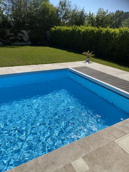 Aménagement de piscine à Alizay | LEBORGNE PAYSAGISTE