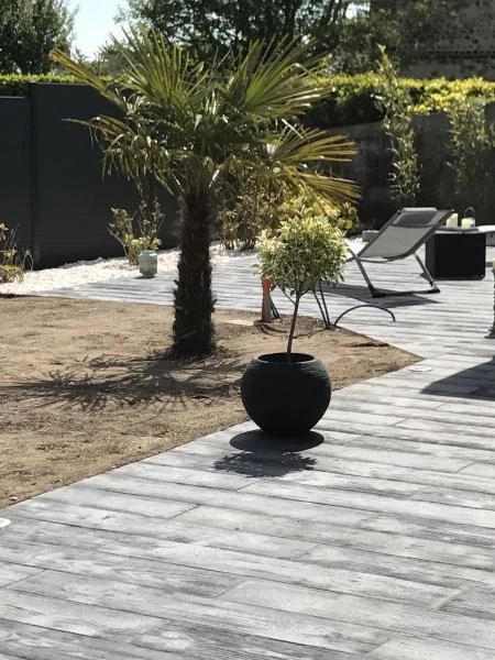 Décoration de jardin à Alizay