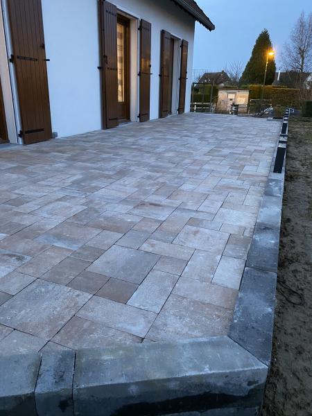 Installation de terrasses à Alizay